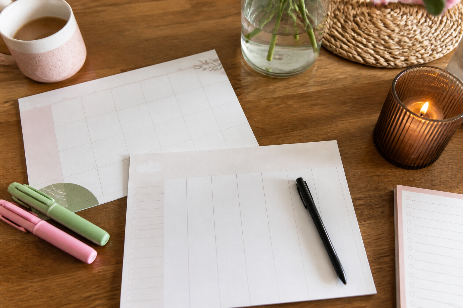 Week en maaltijdplanning moeders
